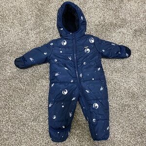 OshKosh B'gosh Navy Blue Kids One Piece Footie